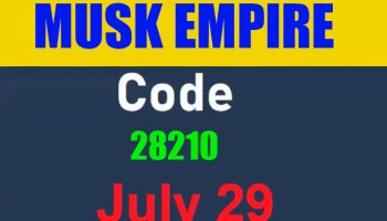 29.07.2024 Daily quests Musks Empire Cod Rebus